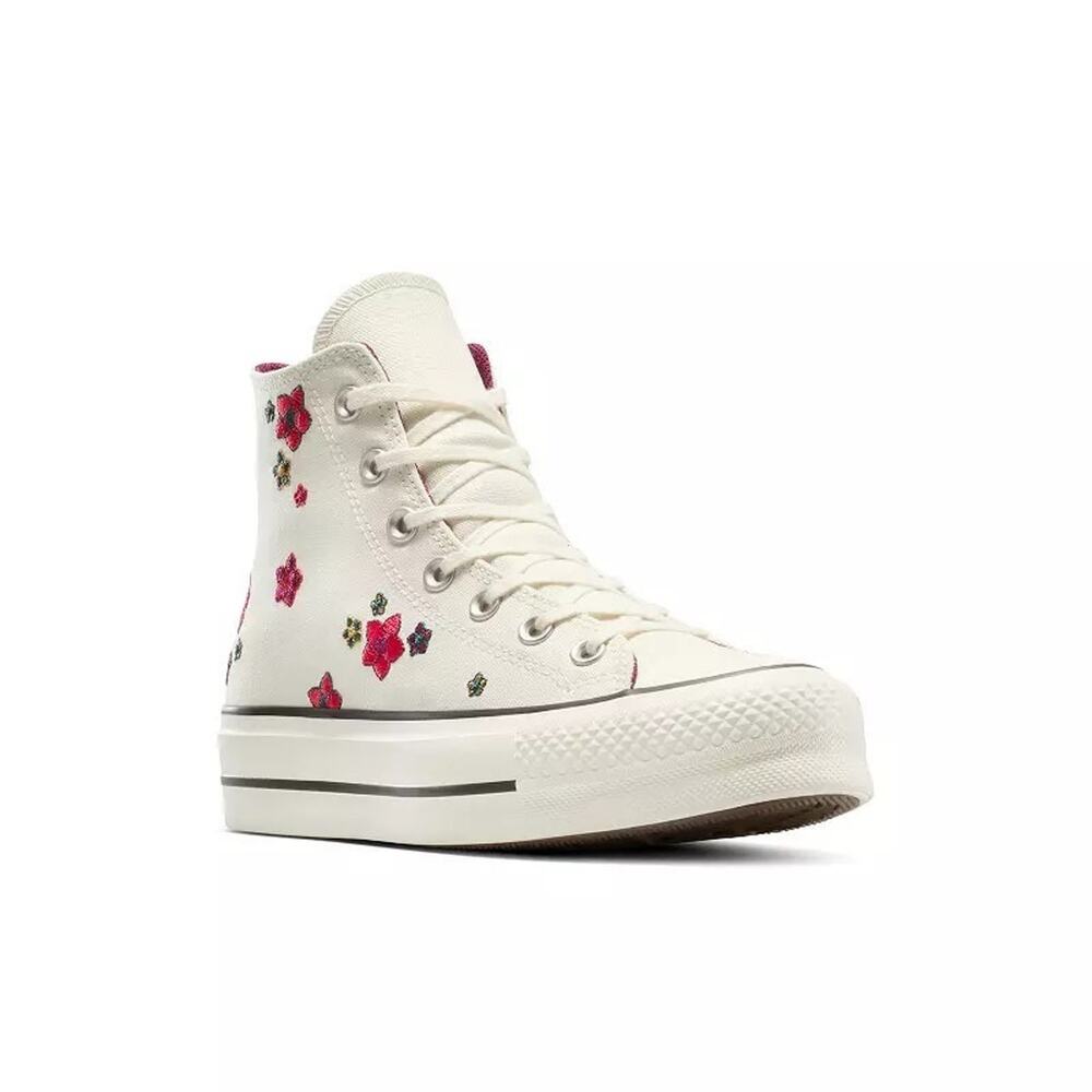 Converse Women's Chuck Taylor All Star Lift Platform Sneaker in Flowers Egret